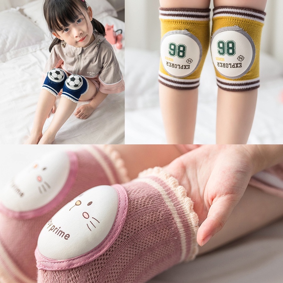 Bọc bảo vệ đầu gối cao cấp cho bé tập bò