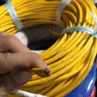 Dây điện 6li. đồng mềm(bán 5m).
