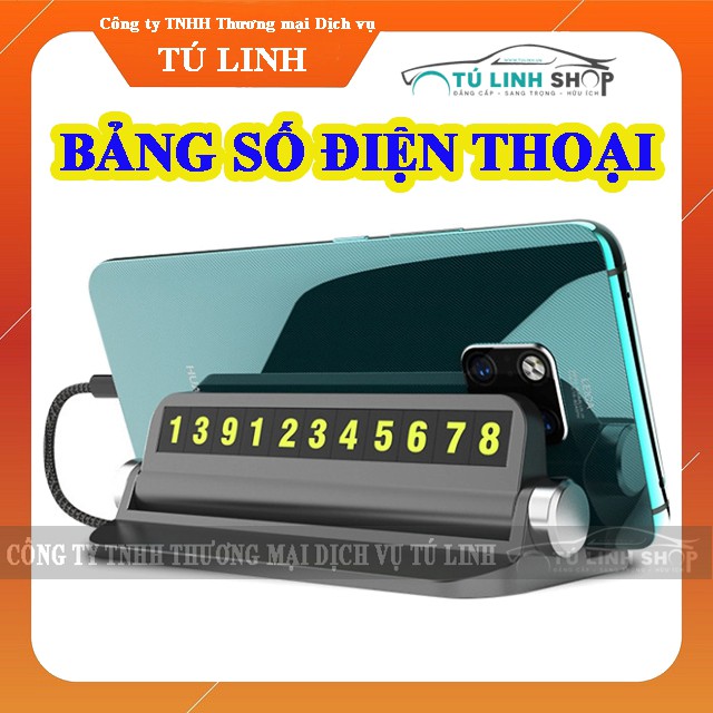  Bảng ghi số điện thoại cho xe ô tô khi dừng đỗ - Có giá đỡ điện thoại