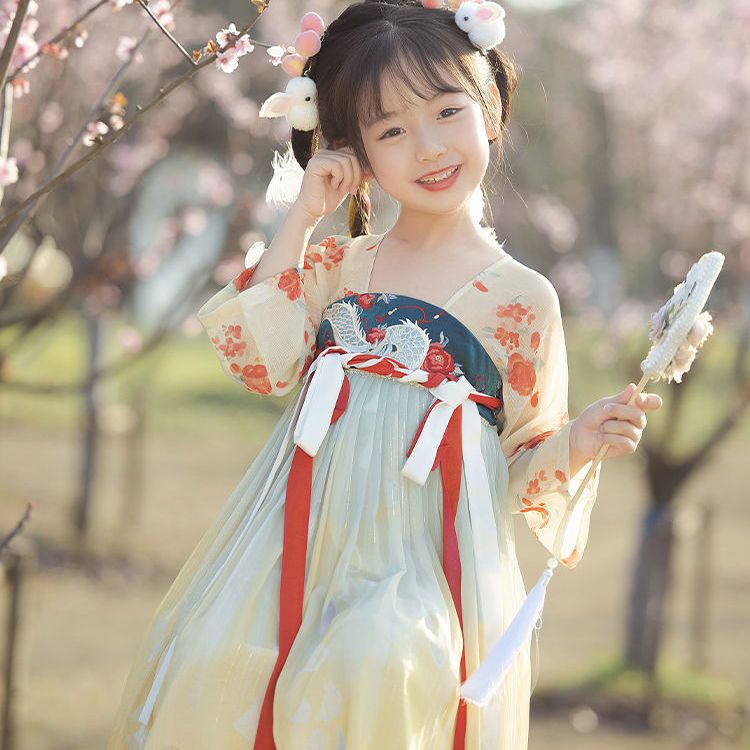 Đầm Hán Phục Thiết Kế Mới Thời Trang Theo Phong Cách Trung Hoa