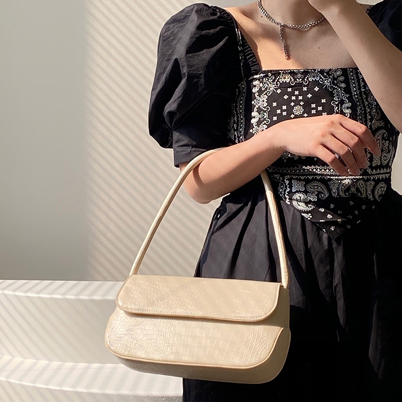 Túi Xách Đeo Vai Họa Tiết Da Cá Sấu Cao Cấp Thời Trang Dành Cho Nữ