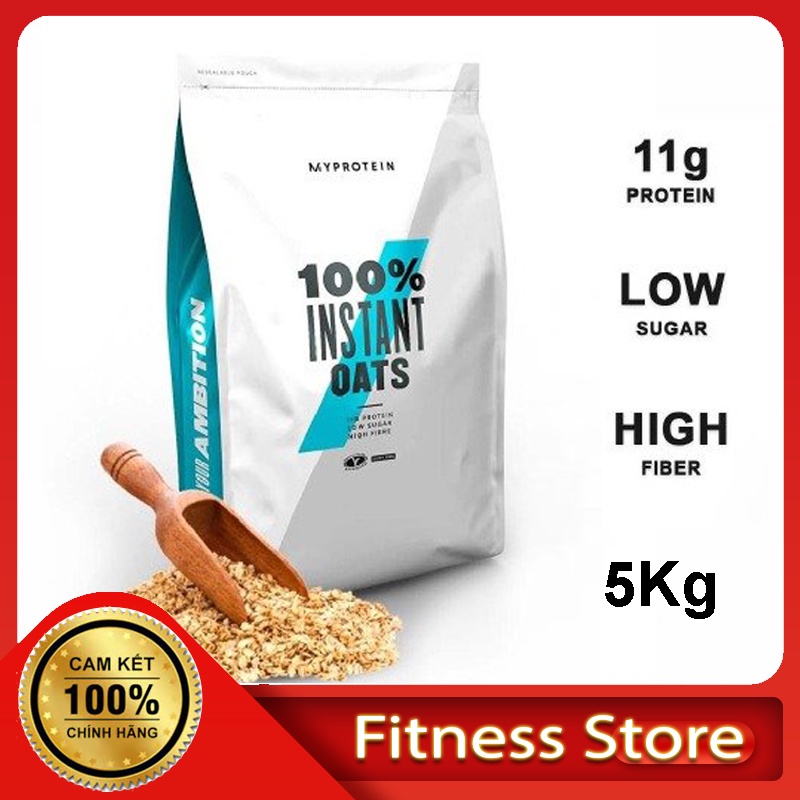 Bột Yến mạch Uống Liền 5kg - Myprotein Hỗ trợ Giảm cân tăng cơ giảm mỡ, ăn kiêng, Gym, Keto, Eat Clean, Instant Oats mịn