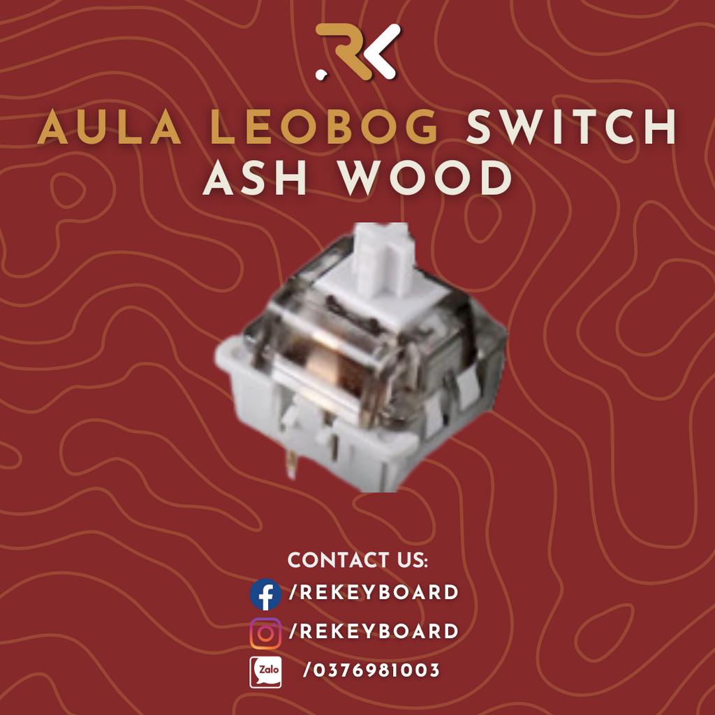 Aula Leobog Switch | Công tắc bàn phím cơ Leobog | Ash Wood | Wolf Berry Shaft Switch