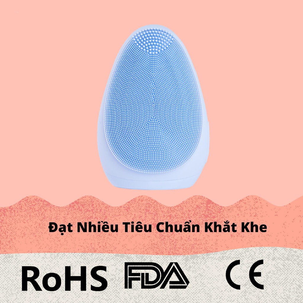 Máy Rửa Mặt Chuẩn Spa Emmié by HappySkin, Máy Massage Chăm Sóc Da Mặt Emmie