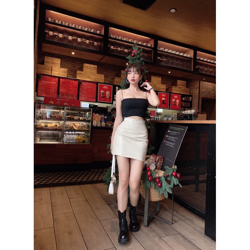 𝙇𝙖𝙙𝙮 𝙎𝙩𝙮𝙡𝙚 & 𝙊𝙪𝙩𝙛𝙞𝙩𝙨 𝘅 Chân váy da trơn | BigBuy360 - bigbuy360.vn
