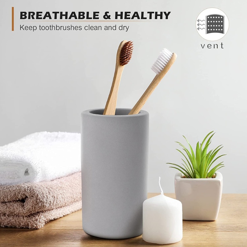 Giá Đỡ Bàn Chải Đánh Răng Siêu Thấm Hút Nhanh Khô Tiện Dụng