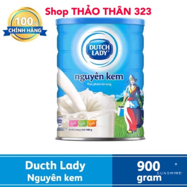 Sữa Bột Nguyên Kem Cô Gái Hà Lan 🇳🇱 Dutch Lady Lon 900gram