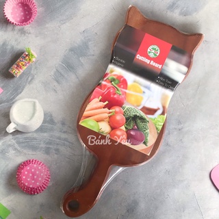 Thớt Gỗ Hình Mèo Cao Cấp - DC124