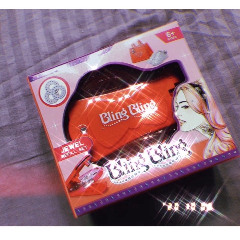 Đồ bấm - Máy bấm hạt đá lấp lánh trang trí tóc, túi xách, quần áo làm đẹp cho bé và cho mẹ