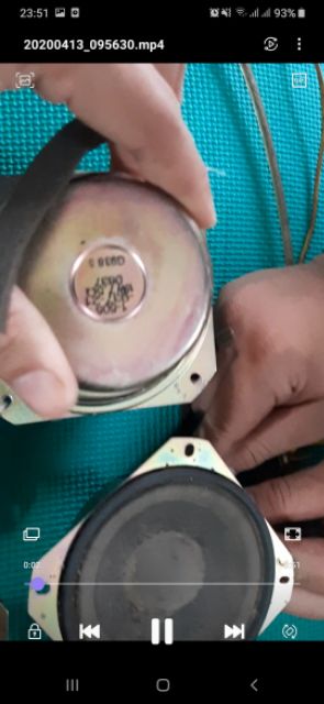 1 cái loa Sony 7.5ôm 15w 10cm rã từ súp tivi zin theo máy. 589nhattao