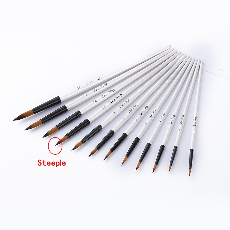 Set 12 Cọ Vẽ Tranh Sơn Dầu Chuyên Dụng