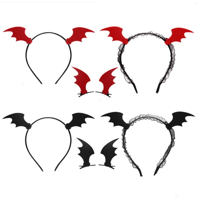 Kẹp Tóc Hình Đôi Cánh Ác Quỷ Hóa Trang Halloween