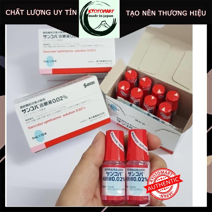 Nhỏ Mắt Chống Cận Thị Sancoba 5ml Nhật Bản