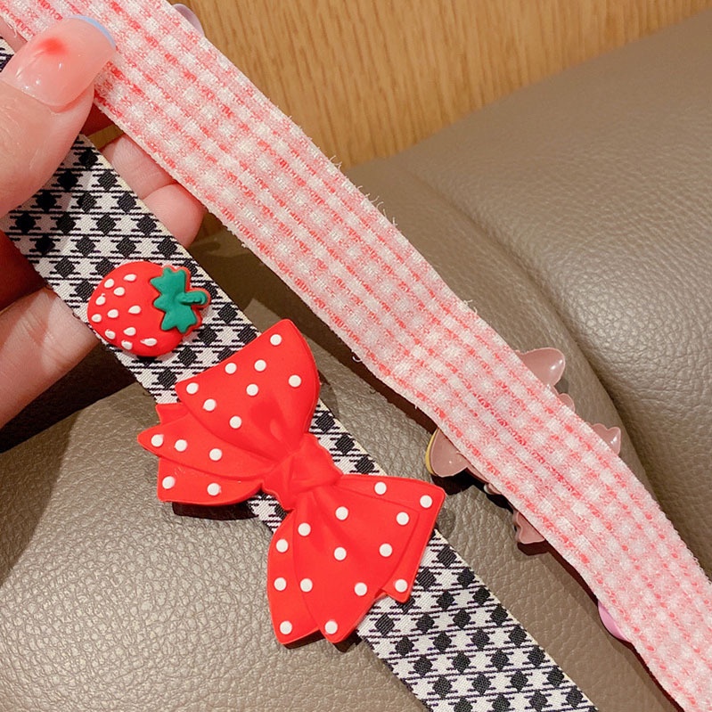 Băng đô dán tóc cho bé gái phong cách Hàn Quốc đáng yêu, thời trang