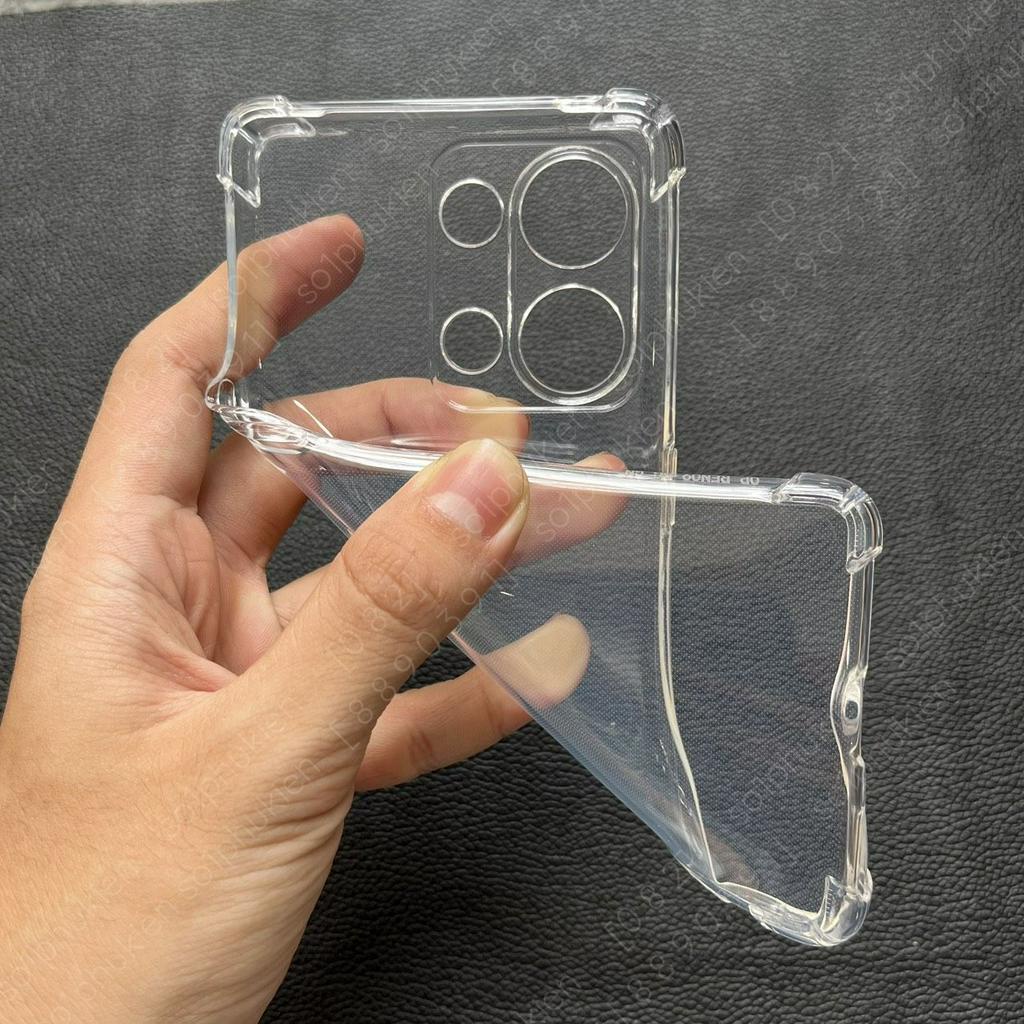 Ốp lưng Oppo Reno 9/ Reno 9 Pro 5G loại dẻo trong chống sốc và loại dẻo đen bảo vệ cam bền đẹp