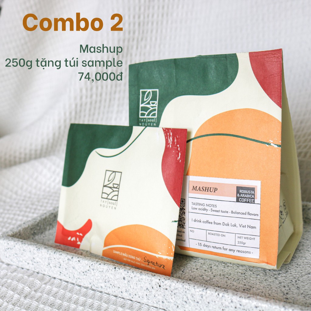 Cà phê Blend 7/3 Robusta/Arabica nguyên chất rang mộc 100% hương vị cực kỳ lôi cuốn thơm nồng nàn từ TaynguyenSoul | BigBuy360 - bigbuy360.vn
