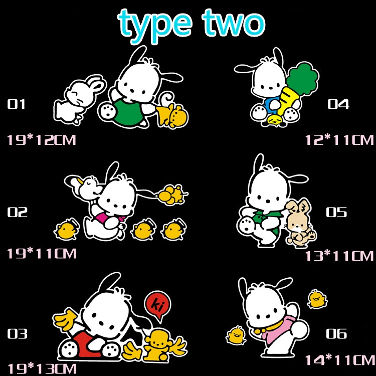 Miếng Dán Trang Trí Cửa Sổ Xe Hơi Hình Chú Chó Hoạt Hình Phản Quang Đáng Yêu