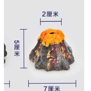 sủi oxy hình núi lửa