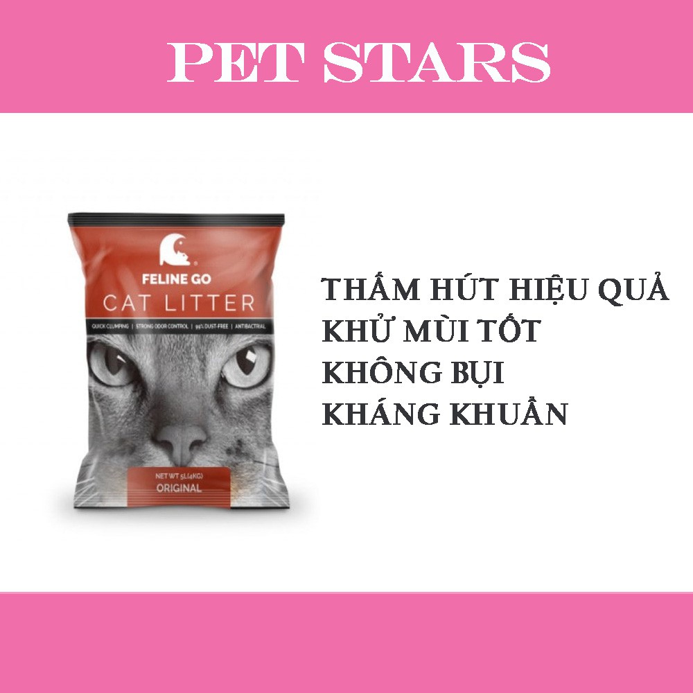 Cát vệ sinh Feline go Cat Litter 10L