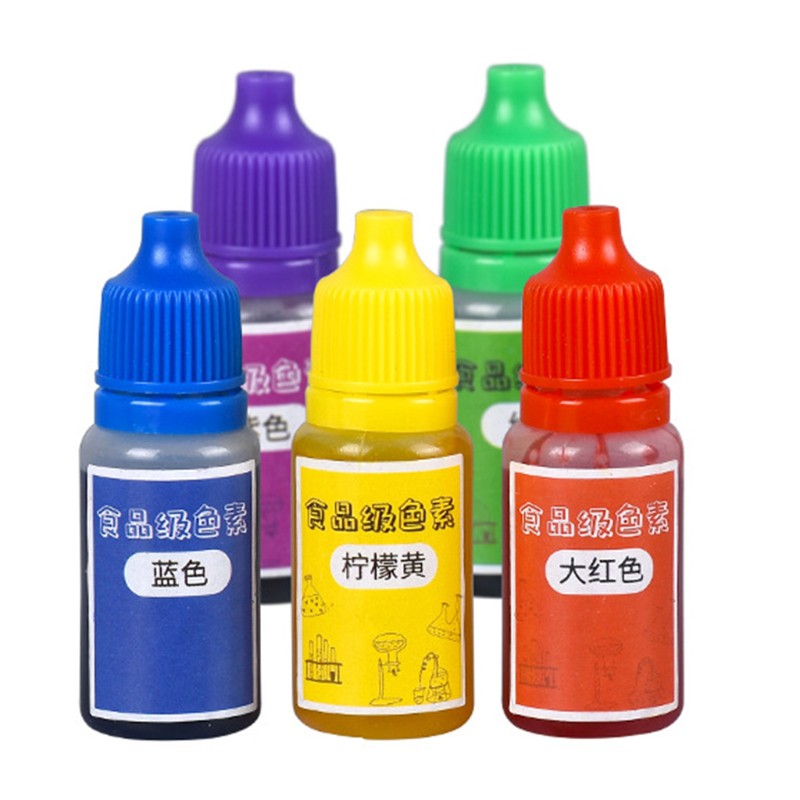 time* 5 Colors 10ml/20ml Handmade Soap Dye Pigments Base Color Liquid Pigment DIY Manual Soap Colorant Tool Kit