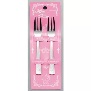 Set 2 dĩa inox hình Hello Kitty (Hàng Nhật nội địa)