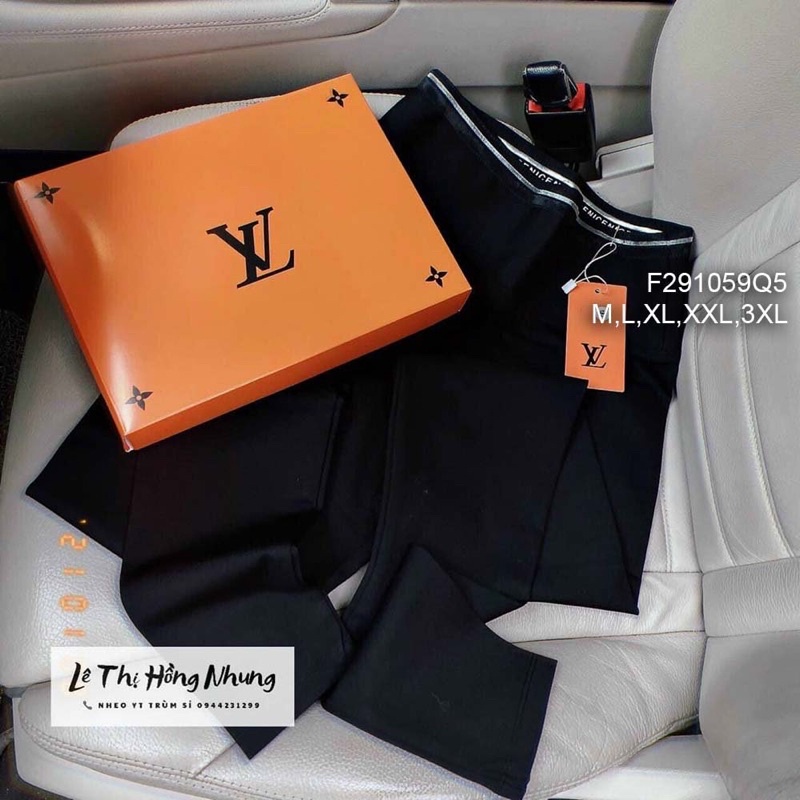 Quần legging đen viền