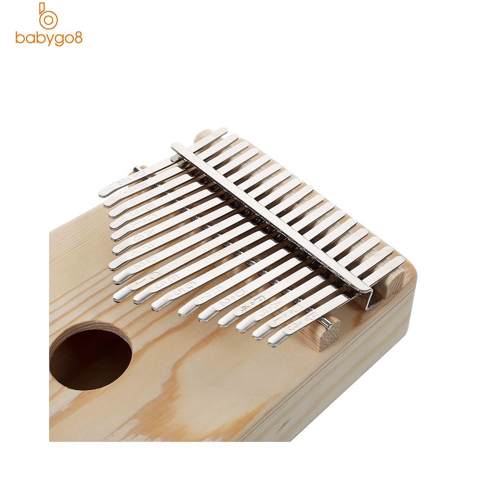 Đàn Kalimba 17 phím phong cách châu Phi bằng gỗ Mahogany