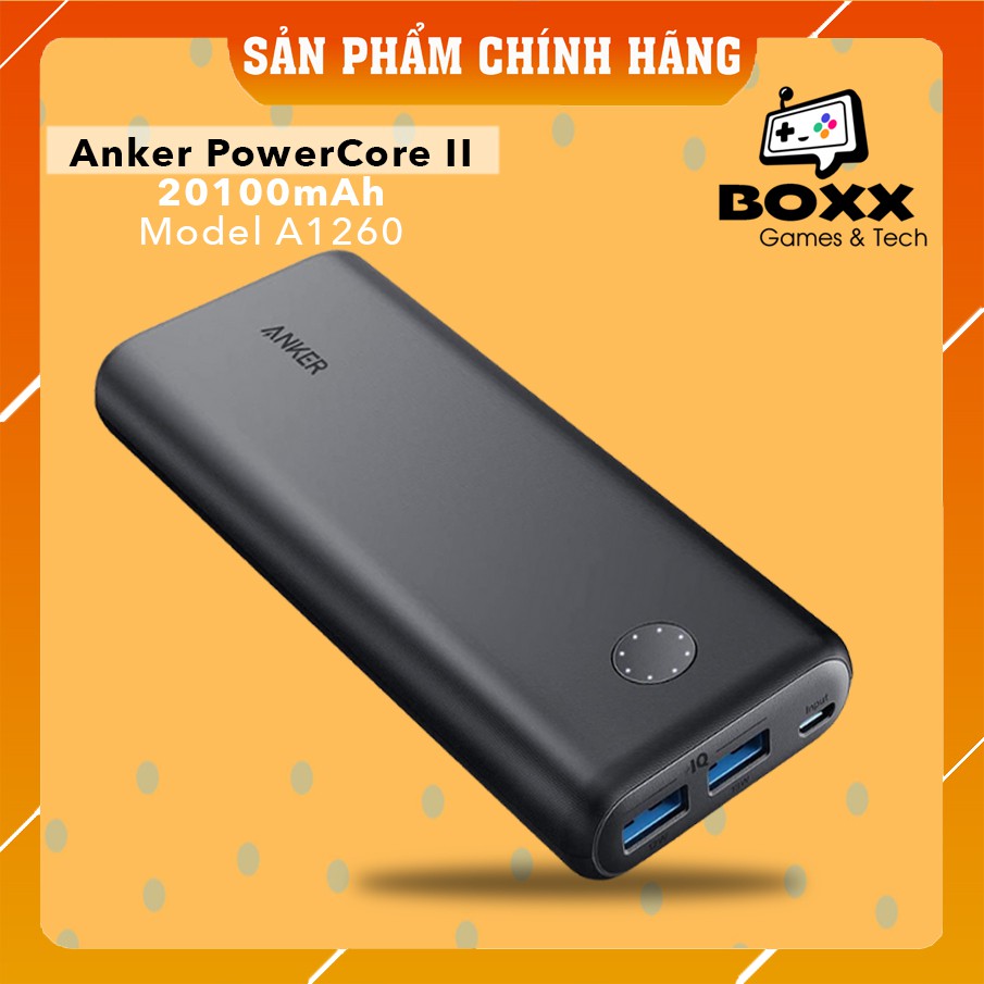 Pin dự phòng Anker PowerCore II 20000mAh A1260