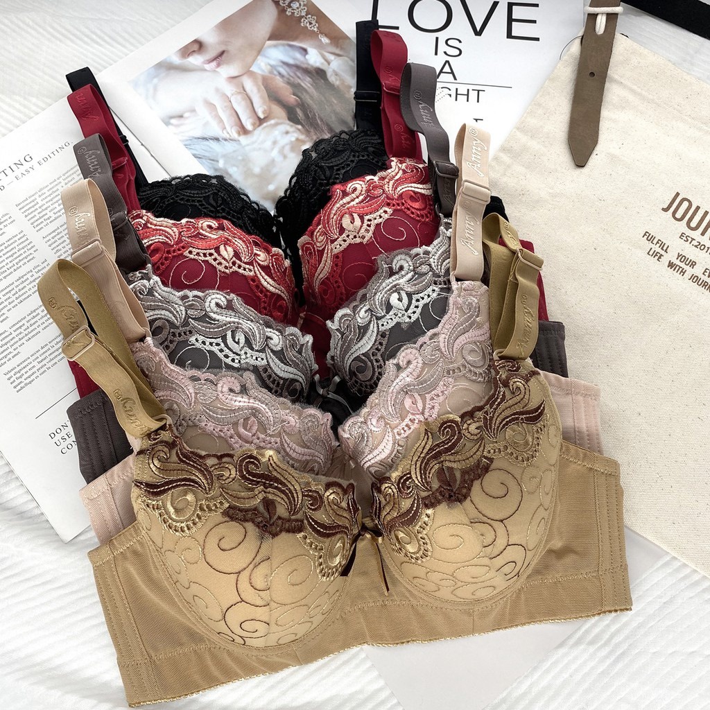 Áo ngực bản to BIGSIZE 0777 Anny - Cup C ôm hết quả siêu to không bị tràn bản to gọn lưng nhập Thái Lan