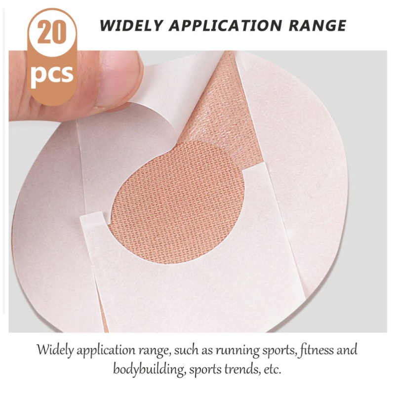 Youyo 20 Miếng Dán Cảm Biến Tự Dính Không Cần Keo Kiểu Dáng Thể Thao Cho Nam Và Nữ