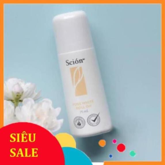 [𝑭𝑹𝑬𝑬𝑺𝑯𝑰𝑷] - ✦ CAO CẤP ✦ - Lăn Khử Mùi Giảm Hôi,Thâm Nách Scion Pure White 75ml Roll On Nuskin | BigBuy360 - bigbuy360.vn
