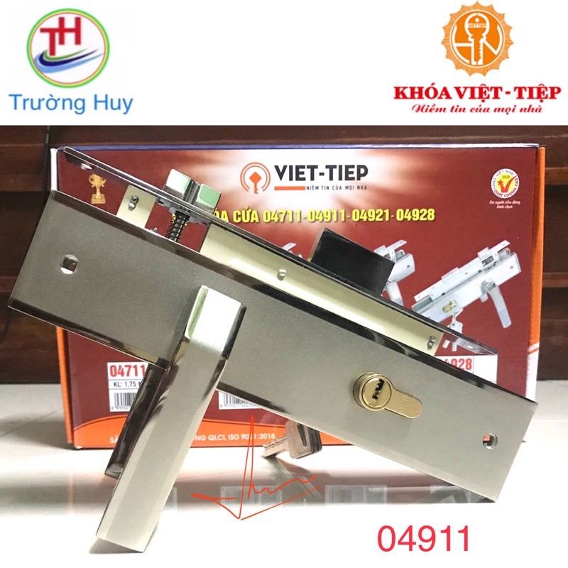 [chính hãng] Khoá cửa đi Việt Tiệp 04911 - Bảo hành 2 năm