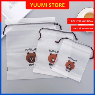 Túi đựng mỹ phẩm du lịch nhiều size chống nước yuumi t01