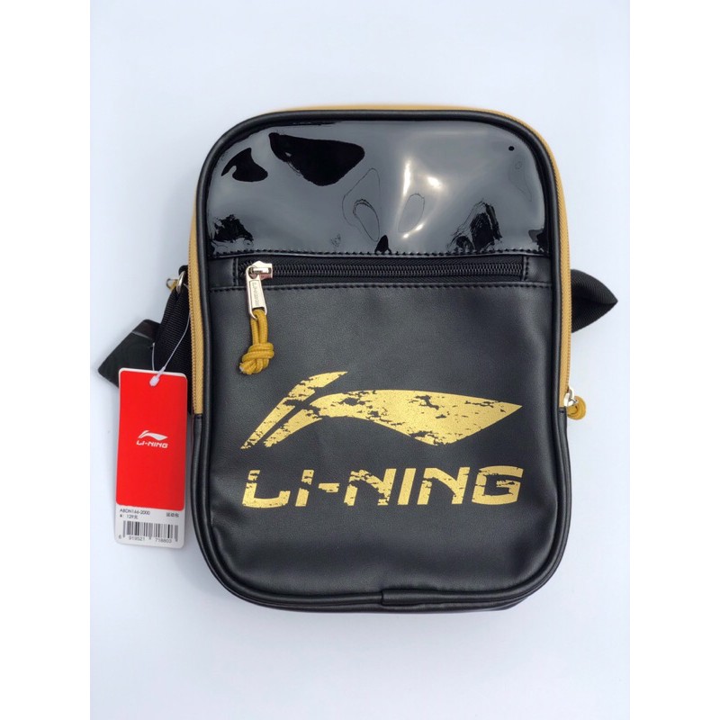 Túi LiNing Đeo Chéo Da Xịn Chính Hãng ABDN166