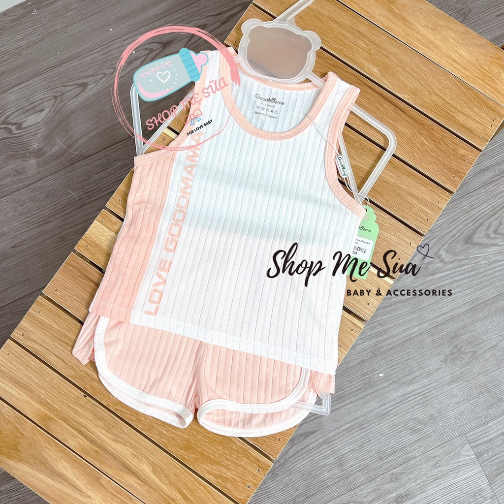 GOODMAMA Bộ ba lỗ vải Modal cực kì mềm mại và an toàn cho bé