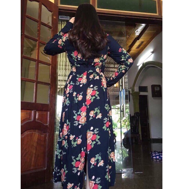 ÁO VÁY CHỐNG NẮNG CAO CẤP 3 LỚP DÀY, MÁT, VÃI MỊN CHÙM KÍN CHÂN