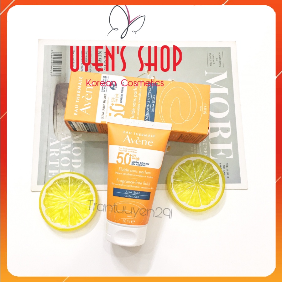 Kem chống nắng Avene Very High Protection Fluid SPF50+ _50ml
