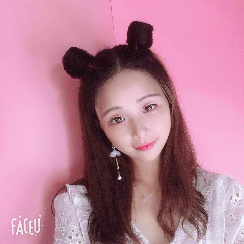 Tóc Giả Búi cute Phong Cách Hàn Quốc QiQiShop