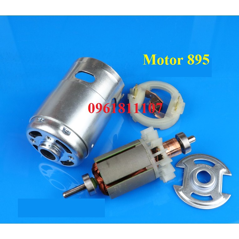 Motor 895 2 bạc đạn 368w 12v hàng chính hãng