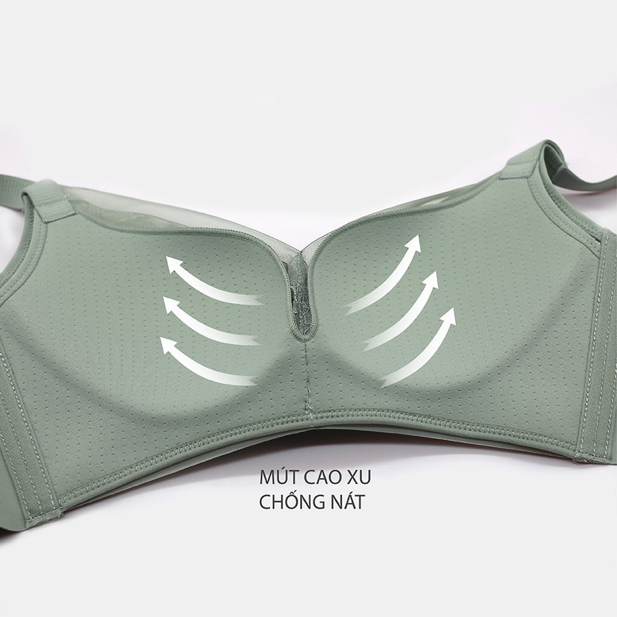 Áo lót nữ không gọng BECHIPI đệm mỏng, bản lưng to, áo ngực không đường may - AL9376 | BigBuy360 - bigbuy360.vn