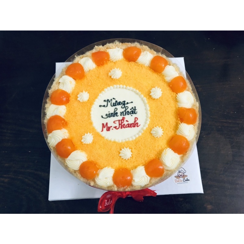 Bánh sinh nhật Bông lan trứng muối
