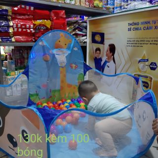 Lều kèm 100 bóng cho bé