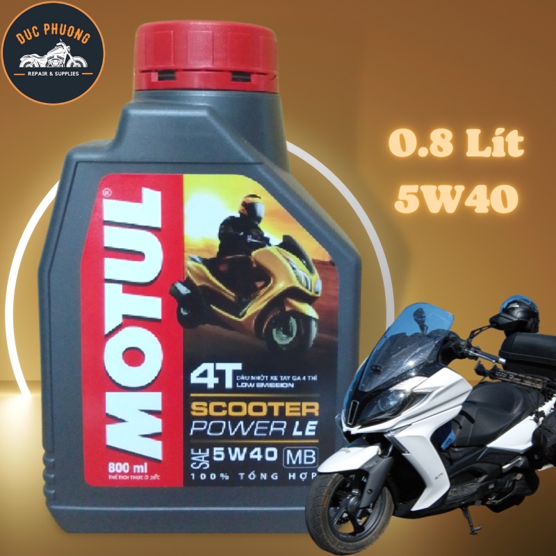 Nhớt xe tay ga Motul SCOOTER POWER LE 5W40, LE 10W40  - Đức Phương