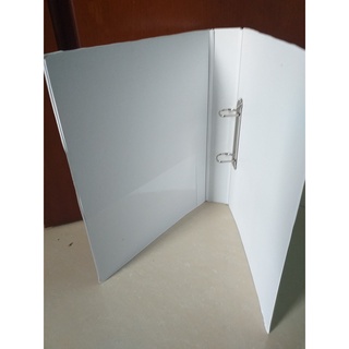 Bìa còng 5F- 7F bao kiếng trắng 2 mặt xi
