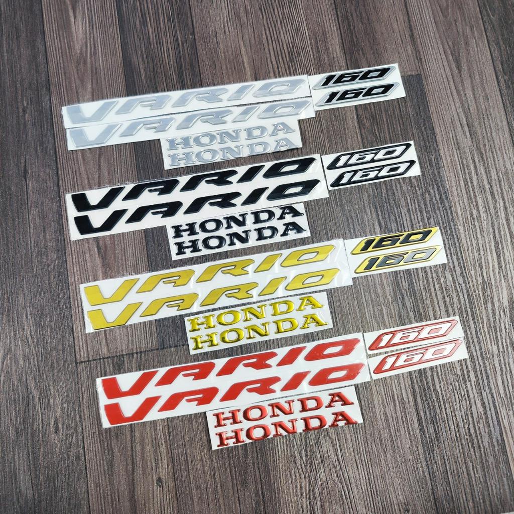 COMBO cặp tem chữ nỗi VARIO đời 160 và cặp chữ số 160 mẫu ZIN độ màu