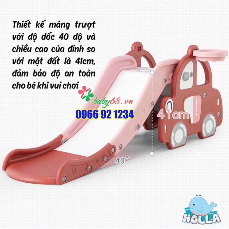 Cầu trượt ô tô Holla hl-10150 cho bé