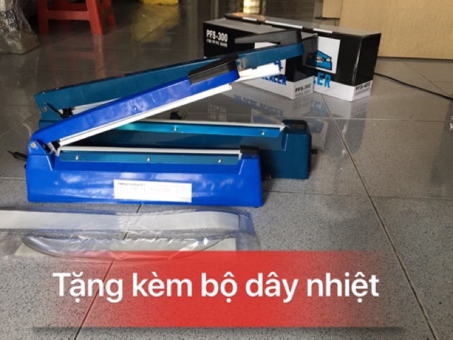 TẶNG 1 bộ dây nhiệt, Máy hàn miệng túi  40cm, máy hàn túi zip cầm tay Pfs , máy cắt màng co pvc, máy ép miệng túi mini