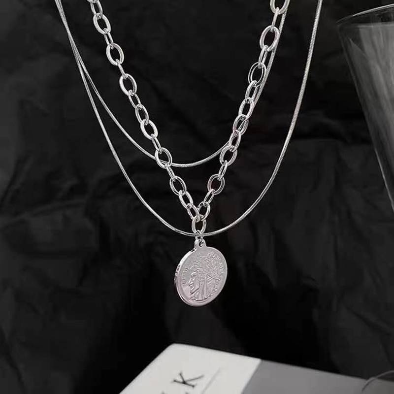 Vòng cổ ba lớp phong cách Ấn Độ có thể tách ra cá tính quyến rũ cho nữ