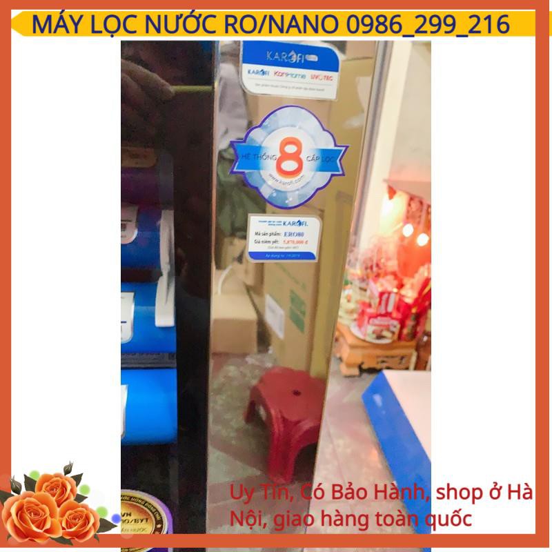 Máy lọc nước Karofi 8 cấp KT - ERO80 ♥ Máy Karofi 8c có tủ ( Sản phẩm chính hãng bảo hành toàn quốc)