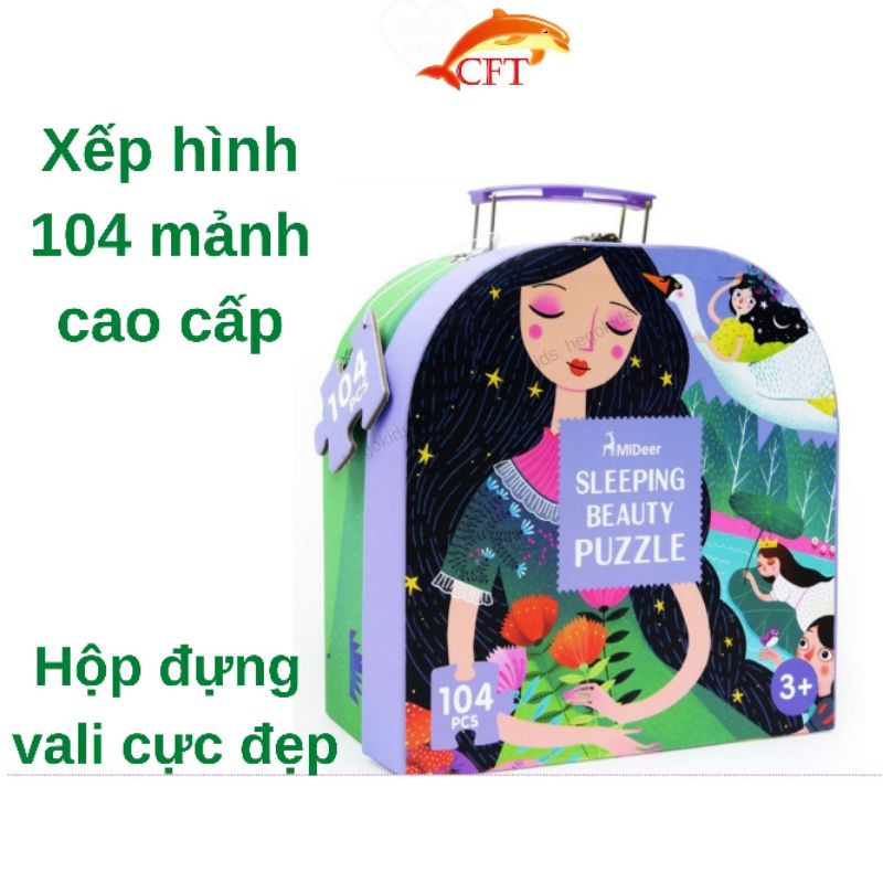 Xếp Hình Cho Bé Từ 4 Tuổi Bộ Ghép Hình  Puzzle Mideer 100 Mảnh Cao Cấp 6 Mẫu